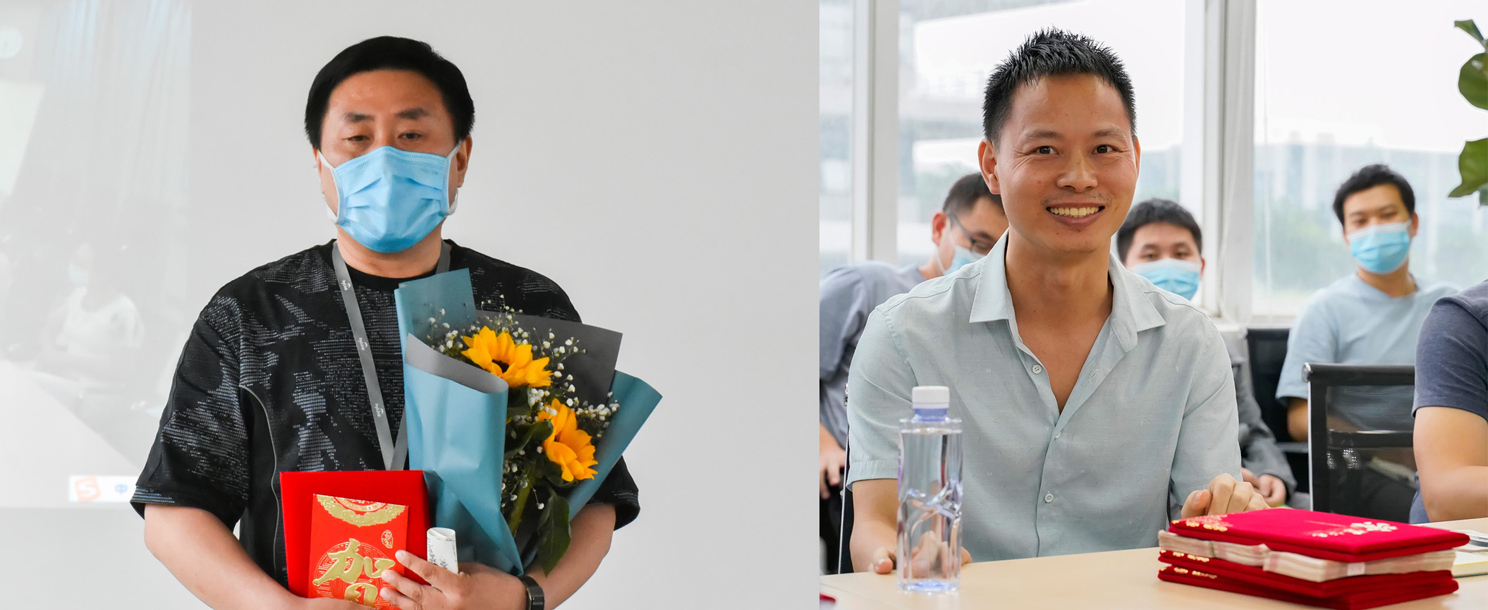 圖左張所成先生，圖右楊黎明先生